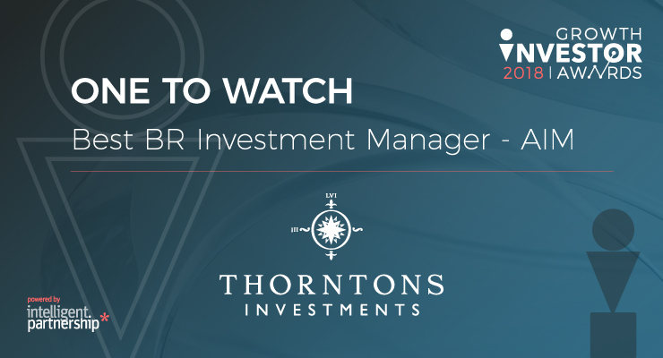 Thorntons Investments named ‘One To Watch’ at the Growth Investors 2018 Awards